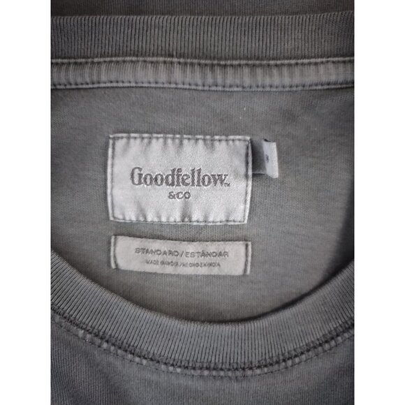 Goodfellow & Co. Mens Long Sleeve Gray Pocket Tee Shirt Medium. - Picture 3 of 6